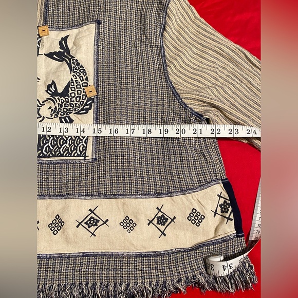 Vintage Suryä II Overshirt/Shacket with Prints and Wooden Accents - Picture 5 of 13